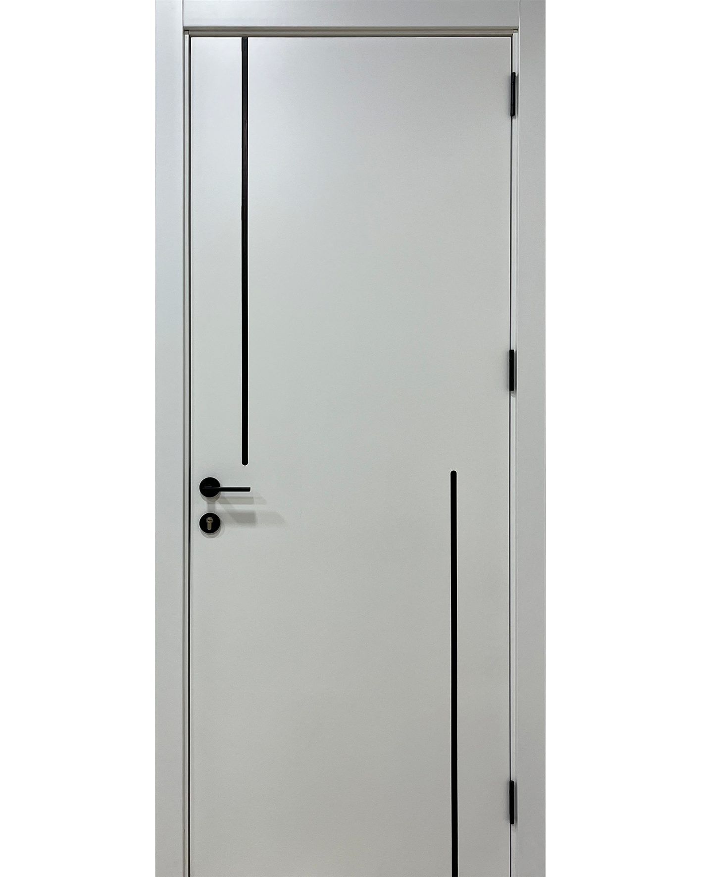 შეღებილი მდფის კარი PN005 დახურული თეთრი 218×76; 218×86 Zodi.ge